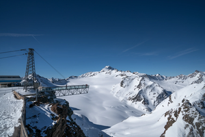 skiing, Soelden, Ötztal, glacier, panorama, landscape, atmosphere, impressions, mountains, winter, ski area, BIG3 (Tiefenbachsteg, Gaislchakogl Gipfel, Schwarze Schneid)